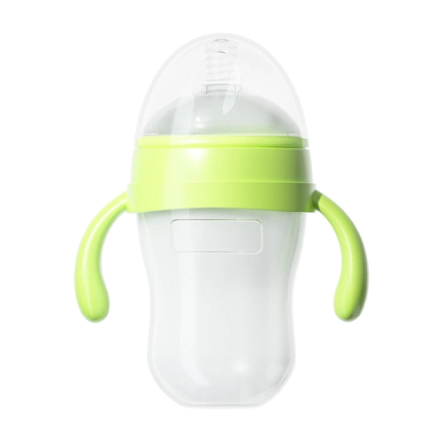 Productos para bebés de todo tipo biberón de alimentación con leche de silicona para bebés